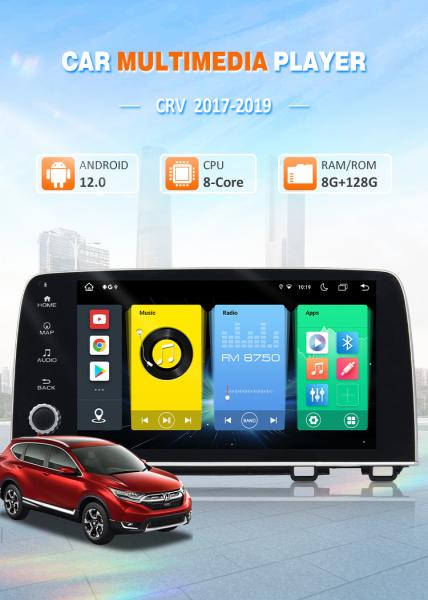 2017-2019 Honda Crv Android Radio Head Unit 9 Inch 1 Din Honda Android Radio
