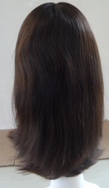 Perruques de cheveux humains 100% pour femmes, perruques pour dames, bonnet en dentelle complète avec nœuds décolorés