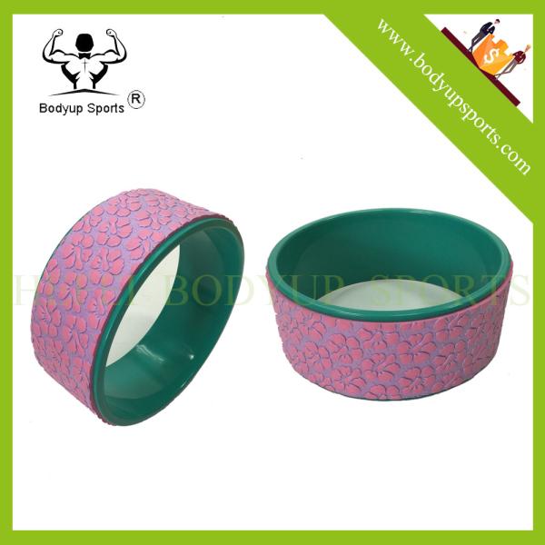 1.25kg Dharma Yoga Wheel , TPE / ABS Cork Yoga Wheel With Private Label