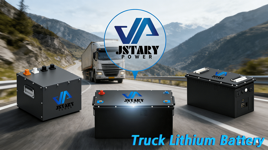 48V 100Ah LiFePO₄ Truck Starting & Auxiliary Battery | JSTARY Custom Lithium Battery