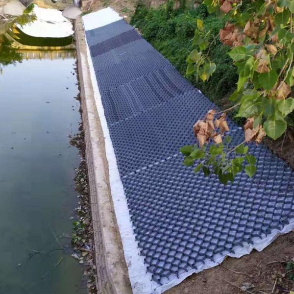 Retaining Wall Construction Geocell Solutions 200mm Soil Reinforcement Geocell Driveway