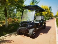 Des freins à disque hydraulique et un chariot de golf électrique à 6 places pour différents scénarios comme les lieux pittoresques et le check-in des bagages des hôtels.