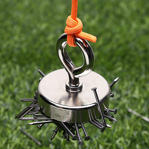 8mm Nylon Magnet Fishing Rope 65 Feet Safety Rope With Carabiner