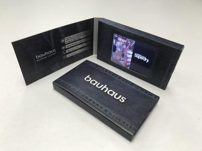 Carte de visite vidéo papier de 2,4 pouces Tft Lcd