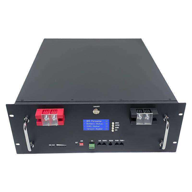 48V Lithium‑ion LiFePO4 Battery 200Ah for Energy Storage, Solar Lithium‑ion Battery with CAN Communication Port for Hybrid Grid