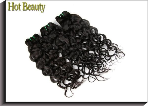 Peruvian Deep Curly Weave Virgin Human Hair Extensions Italian Wave Hair