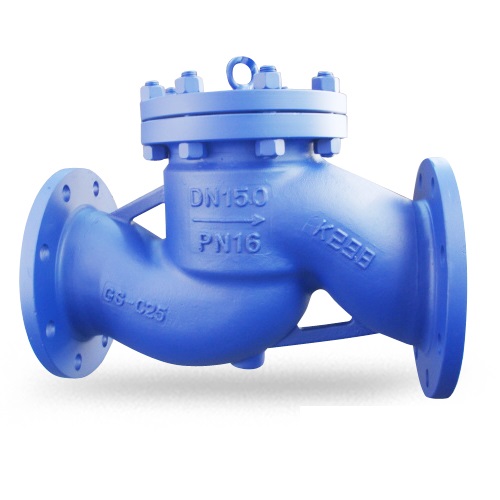 DIN GS-C25 Backwater Check Valves PN16 DN150 Lift Ductile Iron Swing Check Valve