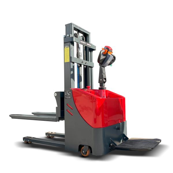 Electric Pallet Stacker Environmentally Friendly Technologically Advanced Solution For Warehouse Operations
