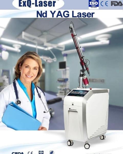 Skin Rejuvenation Q Switched ND Yag Laser System Minimal recovery