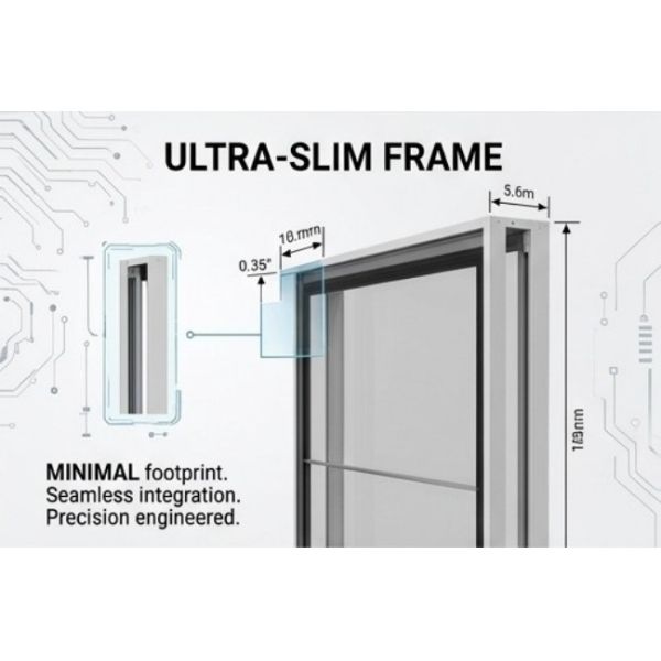 55 Inch 4K High Brightness Self-Luminous Transparent OLED Display for Premium Commercial Applications