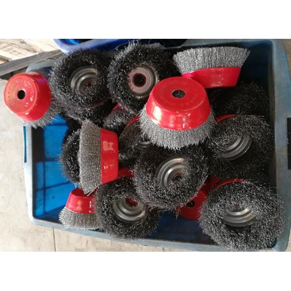 High Carbon Steel Crimped Wire Cup Brush 150 MM OD X 22 Mm Arbor Hole