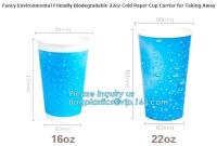 O costume do preço de grosso 12Oz imprimiu os copos de papel do café com certificado, copo de papel do suporte dobro do café de kraft da parede com li