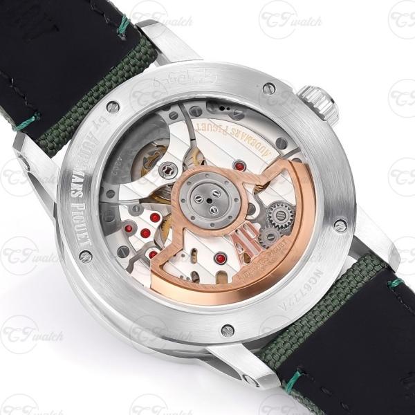 Audemars Piguet Code 11.59 green Dial 41mm Automatic Watch Stainless Steel Case Date Display