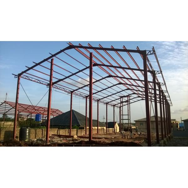 Металлическая конструкция здания с готовым стальным каркасом Хранилище