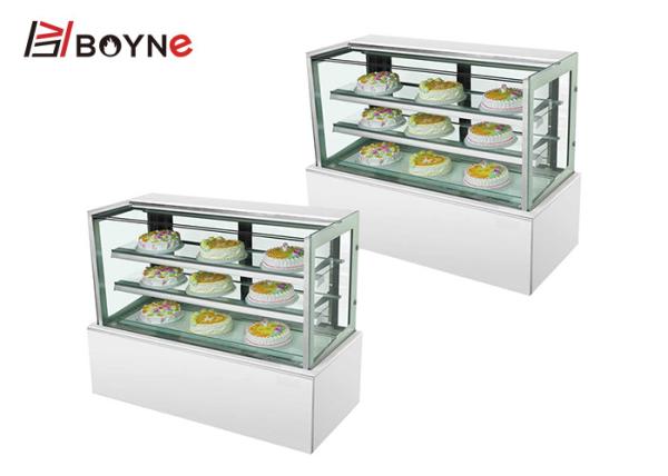 6 Layer Vertical Cake Display case Tempered Glass Bakery Chiller Cabinet