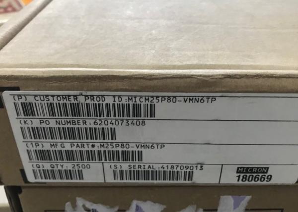 Micron M25P80 - VMN6TP Ic Electronic Components Flash SERIAL NOR SLC 8MX1 SOIC