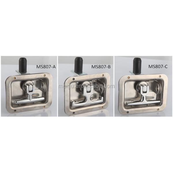 Ящик для инструментов ODM запирает дверной замок с защелкой цвета серебра из нержавеющей стали