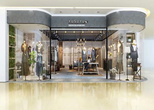 Wall Mounted Commercial Clothing Racks ,  Boutiques Retail Clothing Display