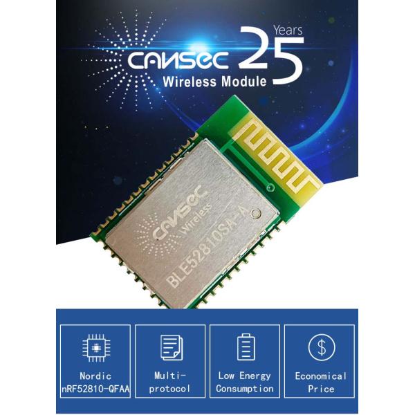 На чипе Nfc Tag Nordic RF Модуль BLE5.0 Модуль плагина BlueTooth BLE52810SA-A