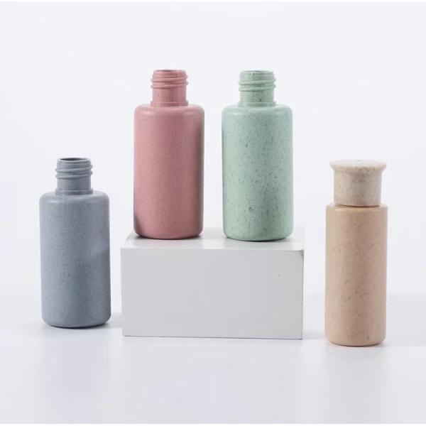Солома пластиковое 100ml пшеницы бутылки лосьона шампуня Biodegradable - 500ml