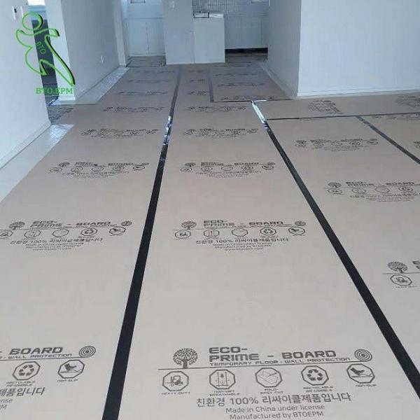Proteção provisória reciclada 32inx120ft de papel do assoalho para a construção civil