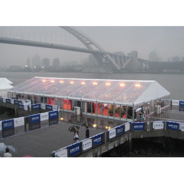 500 People Big Outdoor Clear Roof Marquee Party Tent For Wedding Reception
