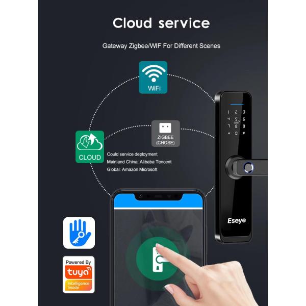 GB16796 DC 4.5V Wi-Fi Bluetooth Smart Lock Core с ключом