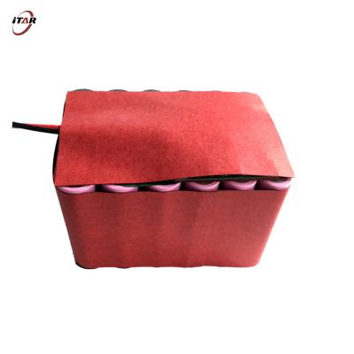 Waterproof Rechargeable Lithium Ion Battery Pack 4S6P 14.8V 15.6Ah 230.88Wh for portable flood lights