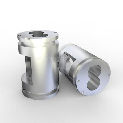 CNC Machining Twin Screw Extruder Components Open Screw Food Industry Barrel In Extruder