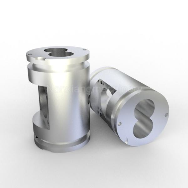GB Extrusor de parafuso aberto Extrusor de barris de usinagem HRC58-62 Para combinador de parafuso duplo