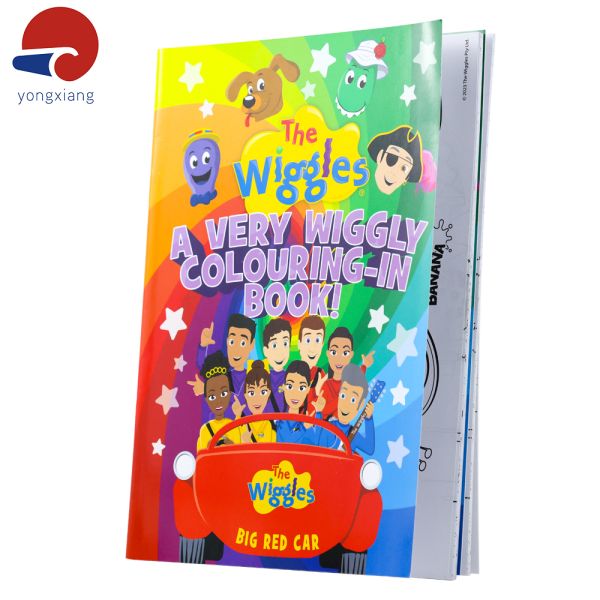Full Color Childrens Colouring Book OEM Custom Colouring Book For Adults And Kids