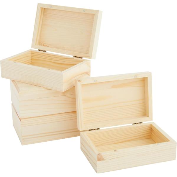 boîtes en bois avec couvercle non finies boîtes en bois avec couvercle magnétique à charnière