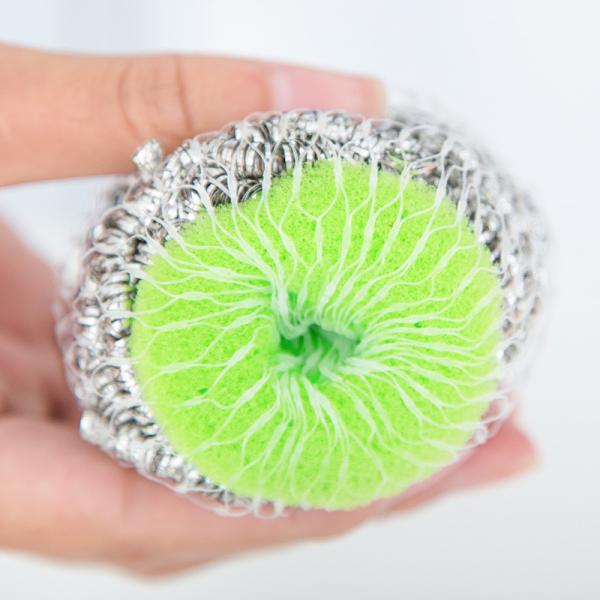 Spiral Design Kitchen Sponge Scrubber Long Lifetime Effective To Clean Away The Stubborn Stains