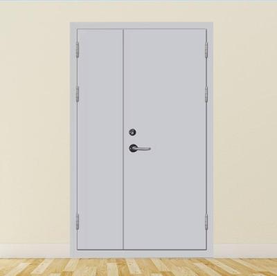Weather Resistance Commercial Steel Swing Doors Residential  Interior Double Swing French Doors