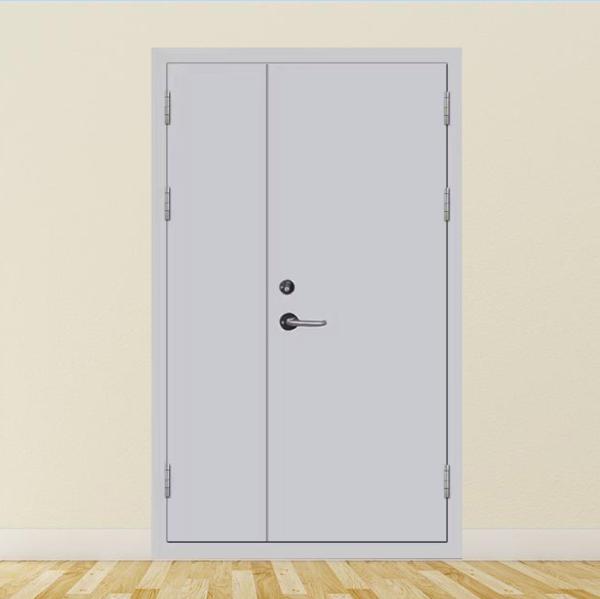 Weather Resistance Commercial Steel Swing Doors Residential  Interior Double Swing French Doors
