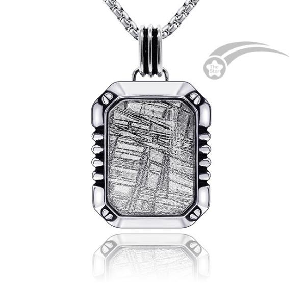 Engine Power Meteorite Pendant Mens Stainless Steel Pendant  18*25mm
