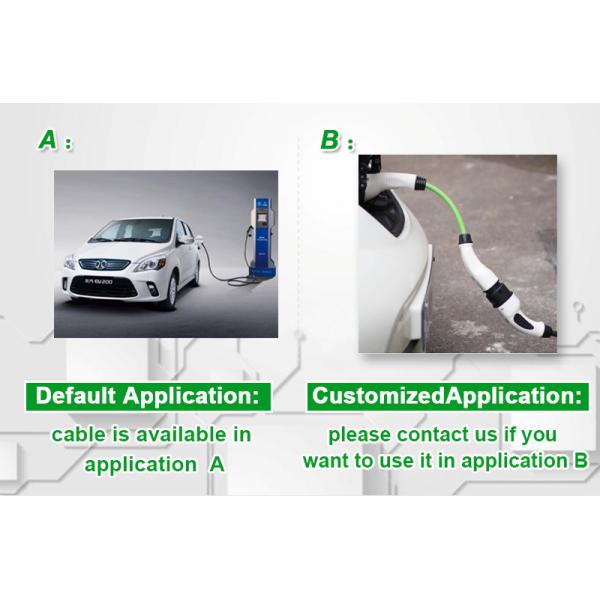 16A 32A J1772 к зарядному кабелю электротранспорта IEC62196