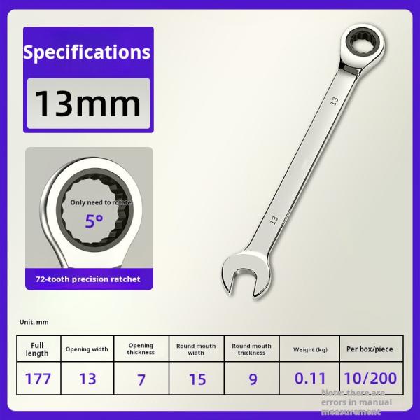 Résolve à double usage en acier chrome-vanadium avec procédé de galvanoplastie