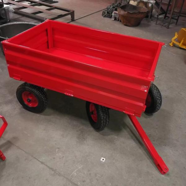 4WCART-  4Wheel 17cubic. Utility Cart Trailers; Doule Axle Atv Trailer; Trailer For Garden Transport;Farm Machinery