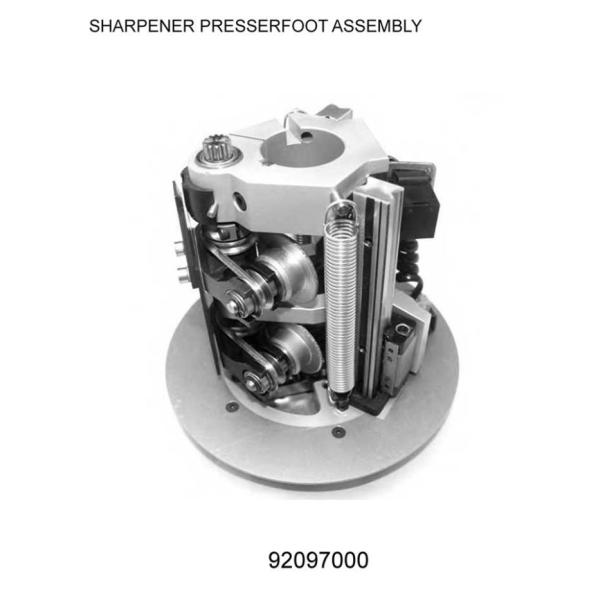 Automatic Grade Sharpener Assembly Presser Foot For Paragon HX VX Cutter With Stainless Steel