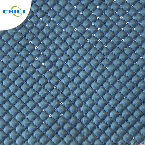 Furniture Quilted Leather Fabric Large Size Square Rectangular For Strong Soils