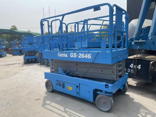 Used GENIE GS-2646 LIFT ELEVATOR Anti Oil Leaking for Construction