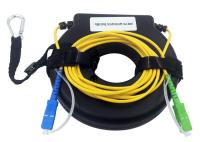 A mini fibra ótica do lançamento de OTDR utiliza ferramentas SC de teste LC FC da caixa o lugar de falha E2000 de 500 medidores
