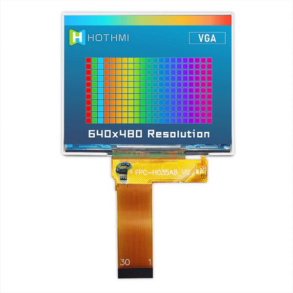 2.8V 3,5 пикселы TFT-H035A8VGIST6N30 экрана дисплея 640x480 дюйма TFT LCD