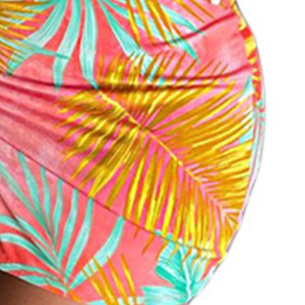 Printed Hollow Women's Beachwear Dresses , Beach Swimming Dress For Ladies