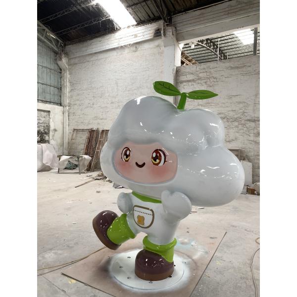 Villa Logo Cartoon FRP Resin Sculpture Concept Customization