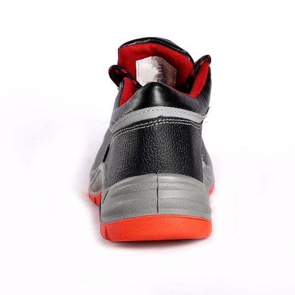 Leather PU Wear Resistant Protective Protection Non Slip Steel Toe Shoes