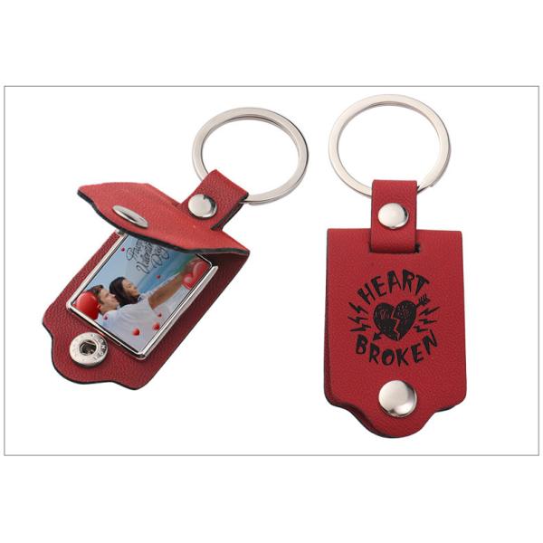 Sublimation Leather Keychain Blanks Personalised Picture Keychain