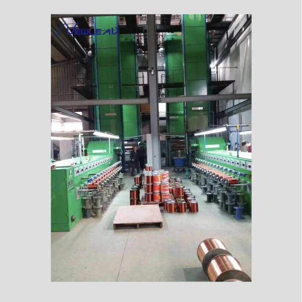 Машина медной алюминиевой вертикали провода 370KW покрывая эмалью