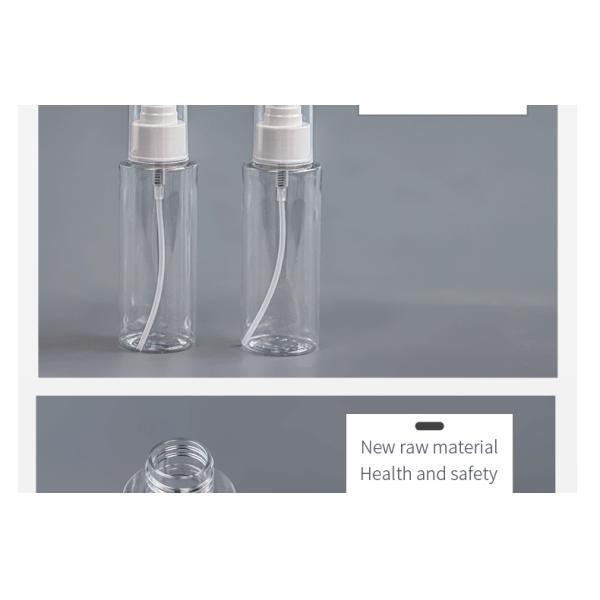 Transparent 18mm 100ML PET Spray Bottle With Nozzle 13g